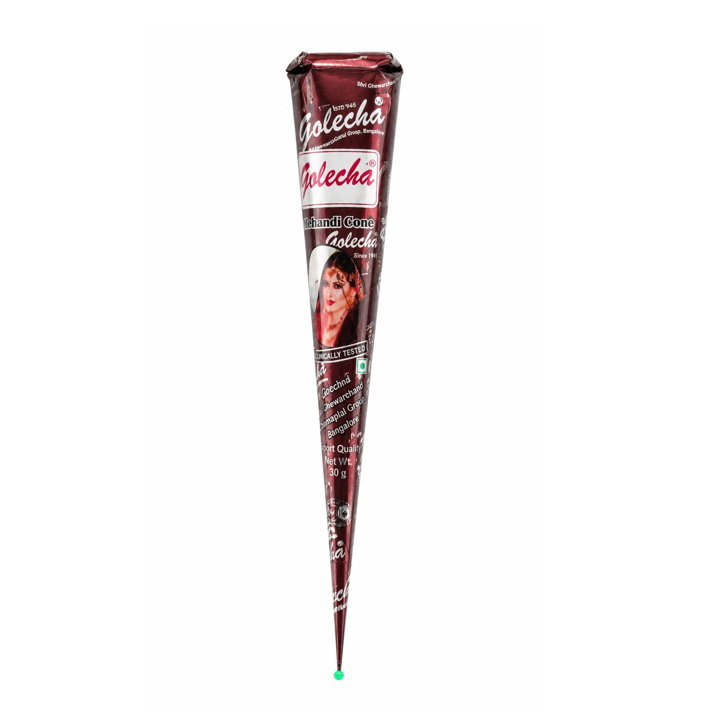 GOLECHA Brown Henna Temporary Tattoo Paste 30g Mehndi Henna Cone For Faux Freckles Hand Drawing Natural Brown Skin Stain