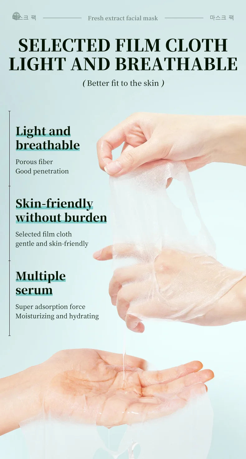 GONGPEI Whitening Face Mask Moisturizing Anti Wrinkles Anti-Aging Nicotinamide Vitamin C Facial Masks Korean Skin Care Cosmetics