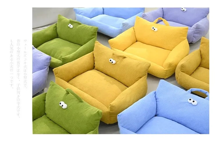 Cushion Winter Bed Puppy Special Sofa Kennel Winter Warm Pet Internet Celebrity Cat Nest Small Dog Dog Sleeping Mat
