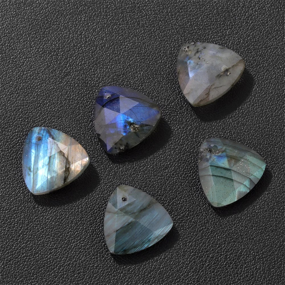 High Quality Natural Stone Labradorite Beads Charms Shiny Healing Gem Stone For Jewelry Making Necklace Earrings Accessries
