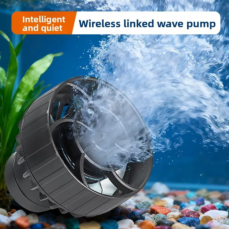 Jebao jecod fish tank wave pump ELW coral cylinder aquarium intelligent WIFI wave pump oxygen-enhancing bottom blower