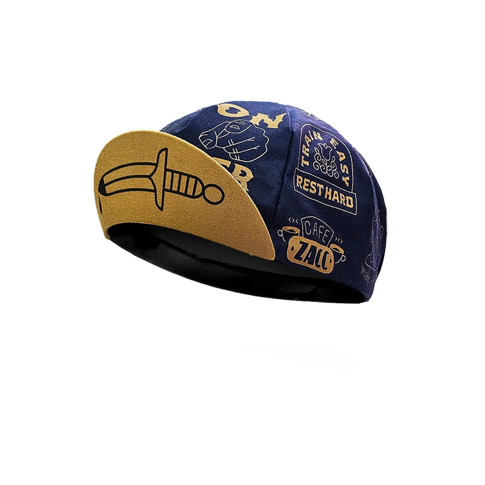 New Style Cycling Caps Summer Breathable Sports Bicycle Hats Quick Dry Polyester Black Blue Hats Classical