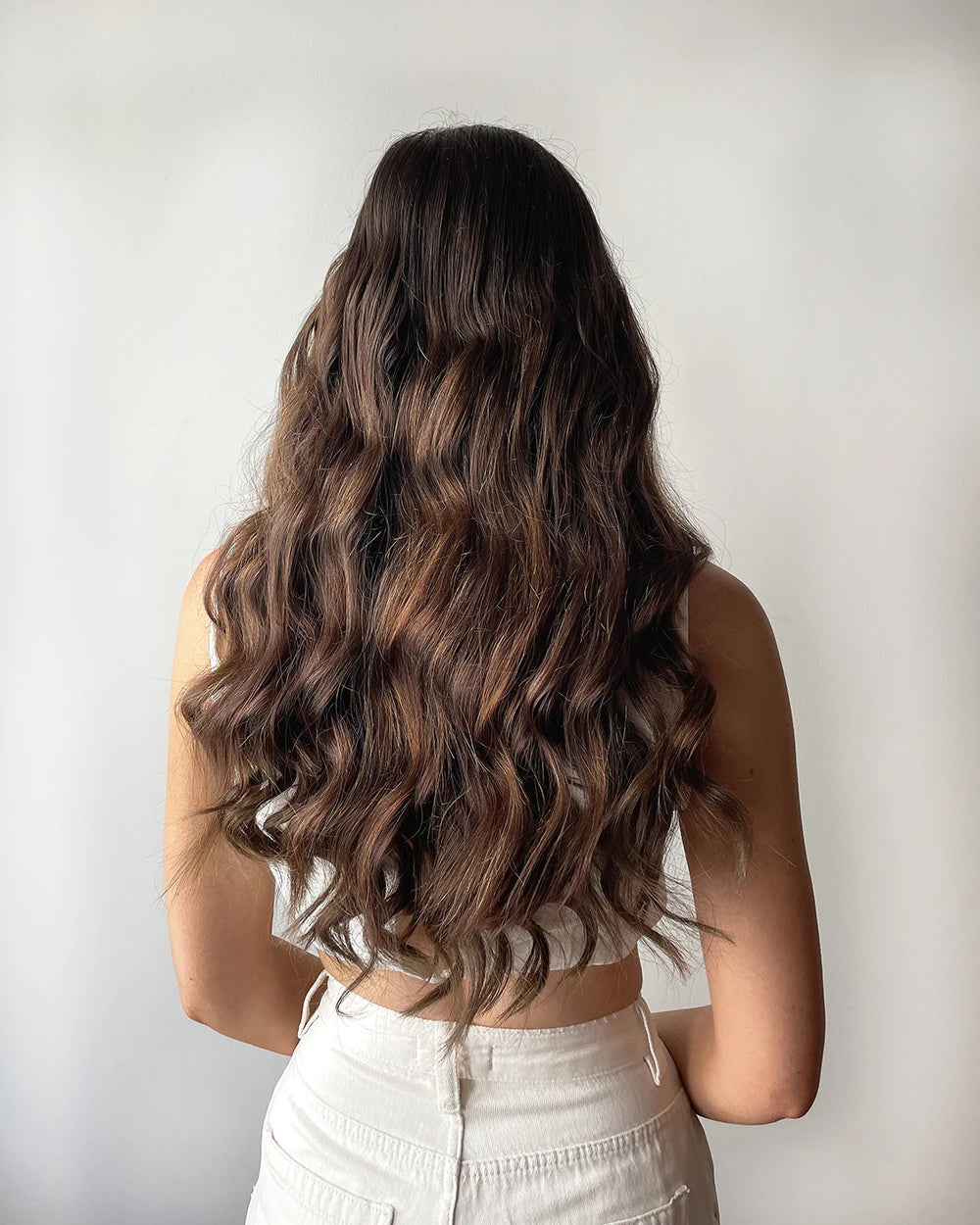 Natural Hair Topper Human Hair Accessories For Women Straight Hair Clips Wigs 18inch Lady Hairpieces Machine Made Base Toppers