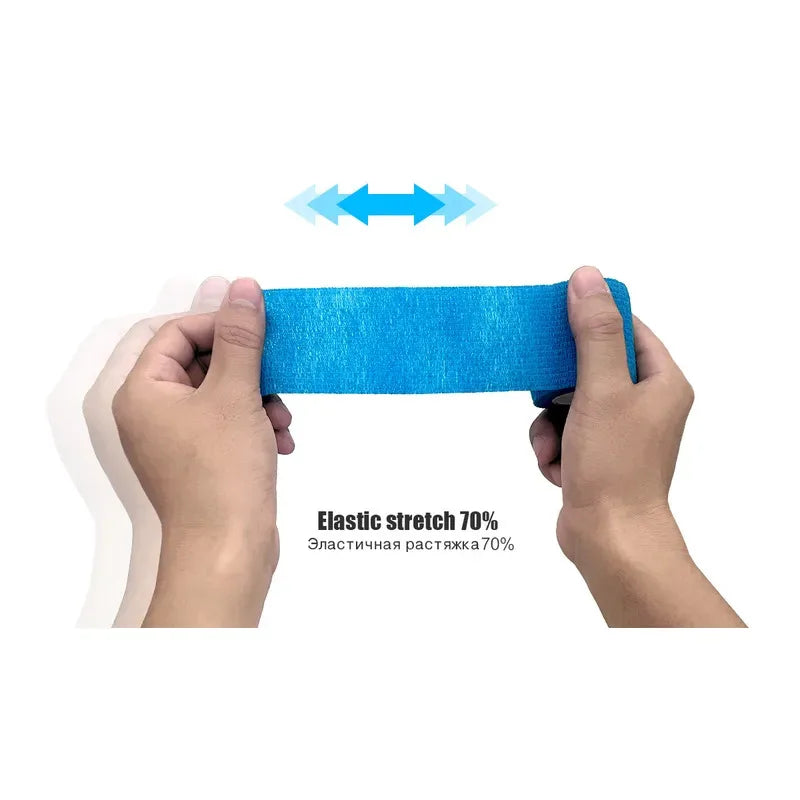 6/12/24pcs Self Adhesive Bandage Wrap, Cohesive Bandage Wrap for Sport & Athletic, Breathable Vet Wrap for Wounds
