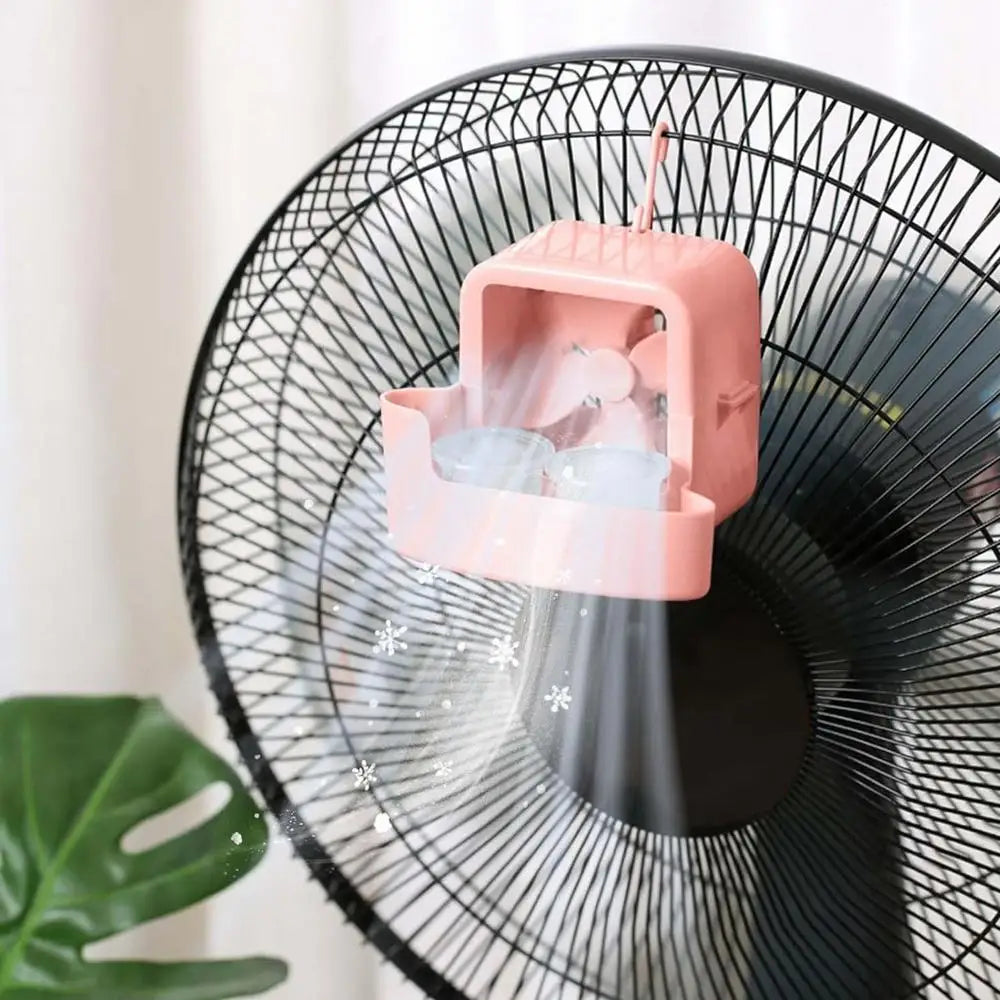 Portable Air Cooler for Summer Desk Clip-On Ice Cooling Fan, Outdoor Camping Essentials, Personal Evaporative Air Conditioner