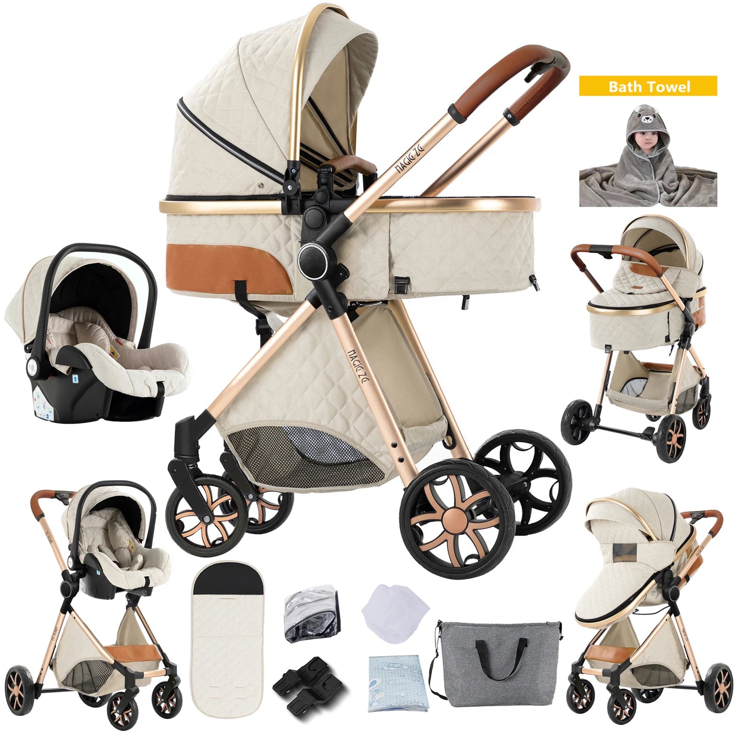 baby stroller infant car seat stroller 3 in 1 lightweight stroller travel system stroller newborn stroller bebe pram mother kids