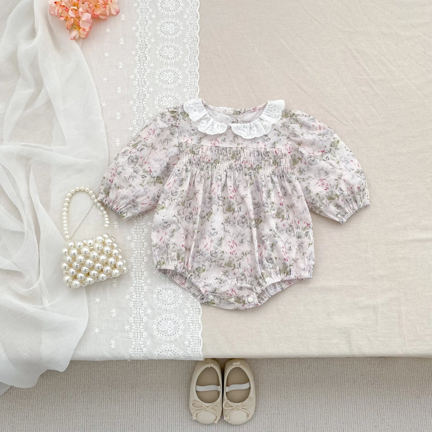 0-6Y Family Sister Matching Flower Dress Newborn Baby Girl Jumpsuit Sisters Clothes Princes Cotton Baby Dress Autumn Baby Dress
