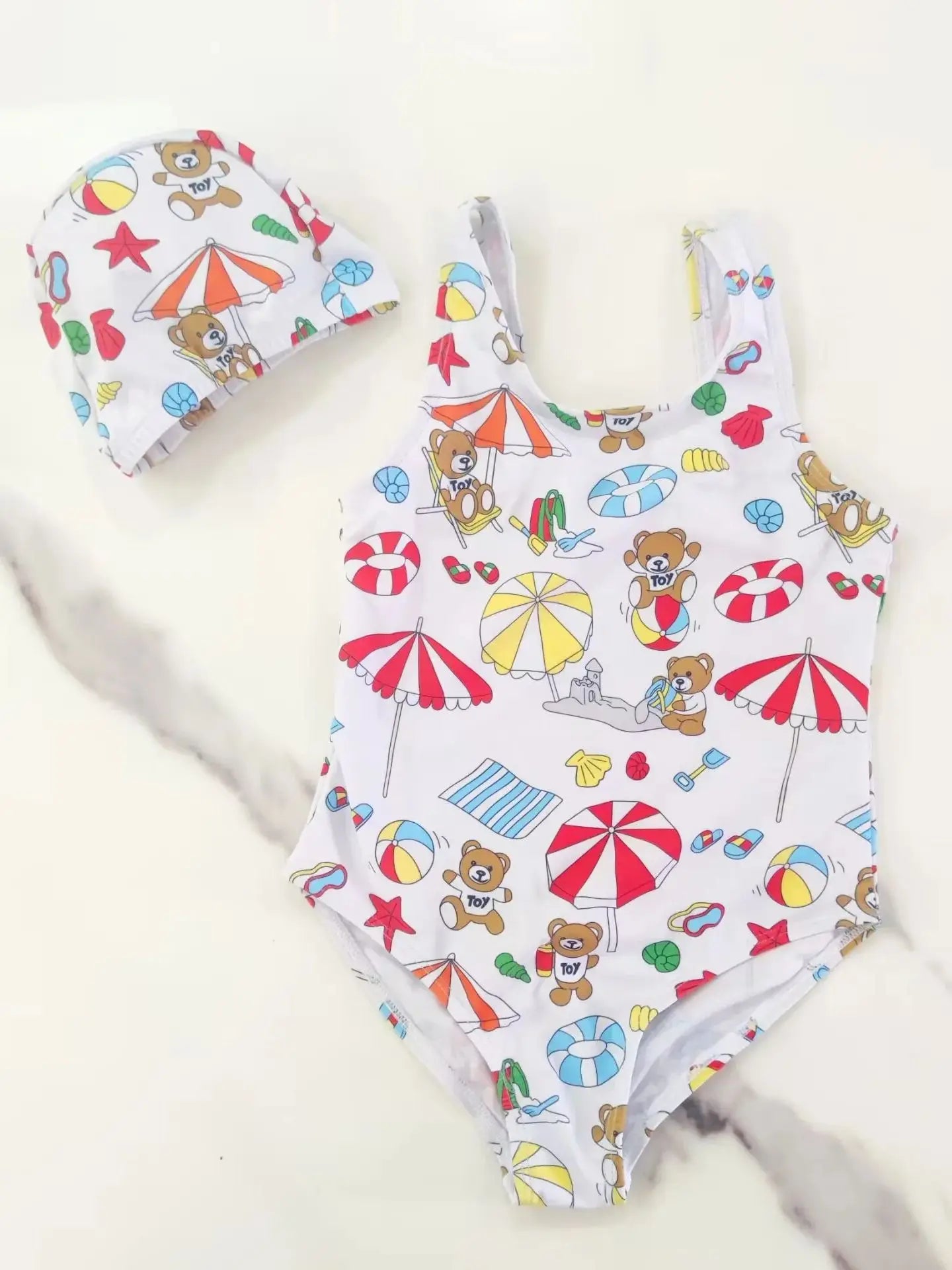 2025 Girl Swimsuit Summer golden flower bodysuit Special Offer Children's Swimsuit factory Wholesale