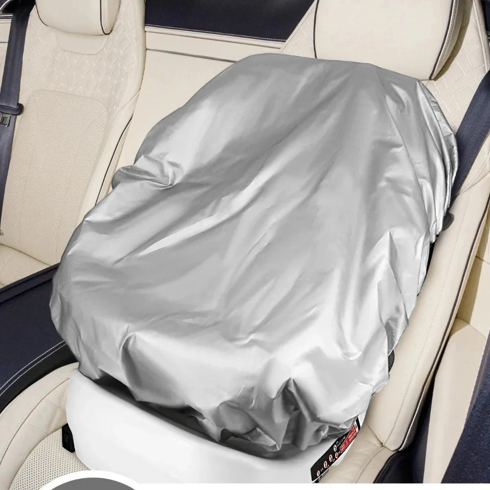 Baby Car Seat Sunshade Cover with that Can be Used on Both Sides UV Protection, Heat Insulation, and Dust Shielding