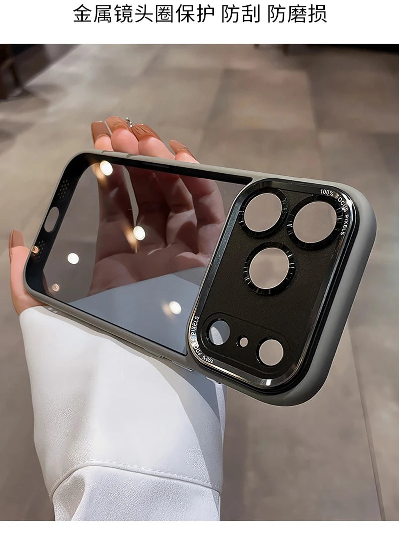 Luxury Transparent Phone Case for IPhone 17 Air 16 15 14 13 12 Pro Max Plus 17Air 17Pro 16Pro i17 Clear Shockproof Bumper Cover
