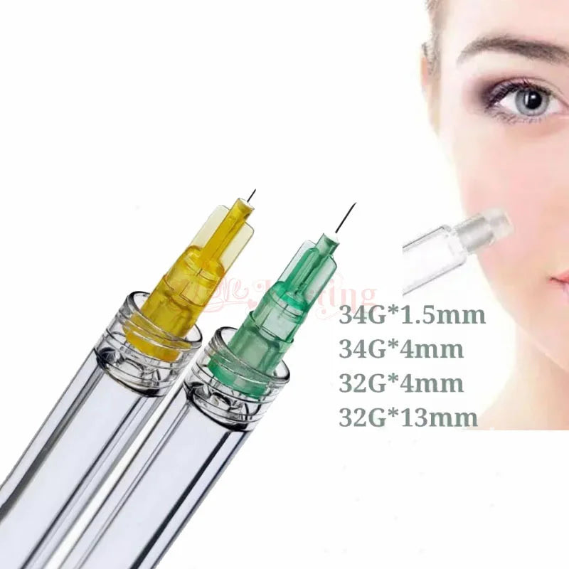 30G 13MM 32G 34G 4MM Disposable Painless Small Needle Irrigator Teeth Beauty Sterile Packaged Eyelid Care Tool Sharp Tip Tattoo