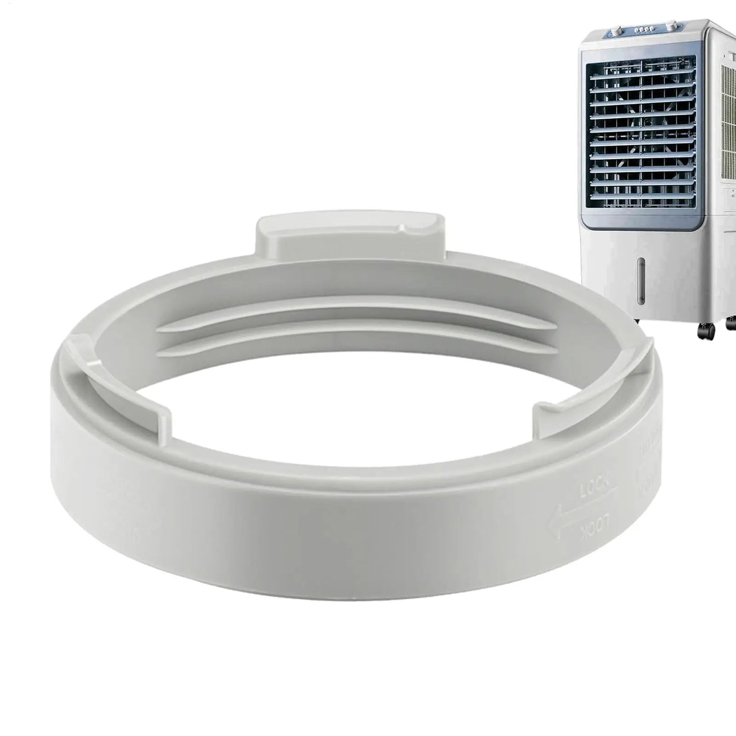 5.9 Inch AC Exhaust Hose Coupler Portable Air Conditioner Vent Tube Connector Interface Adapter for Window Home Bedroom Kitchen
