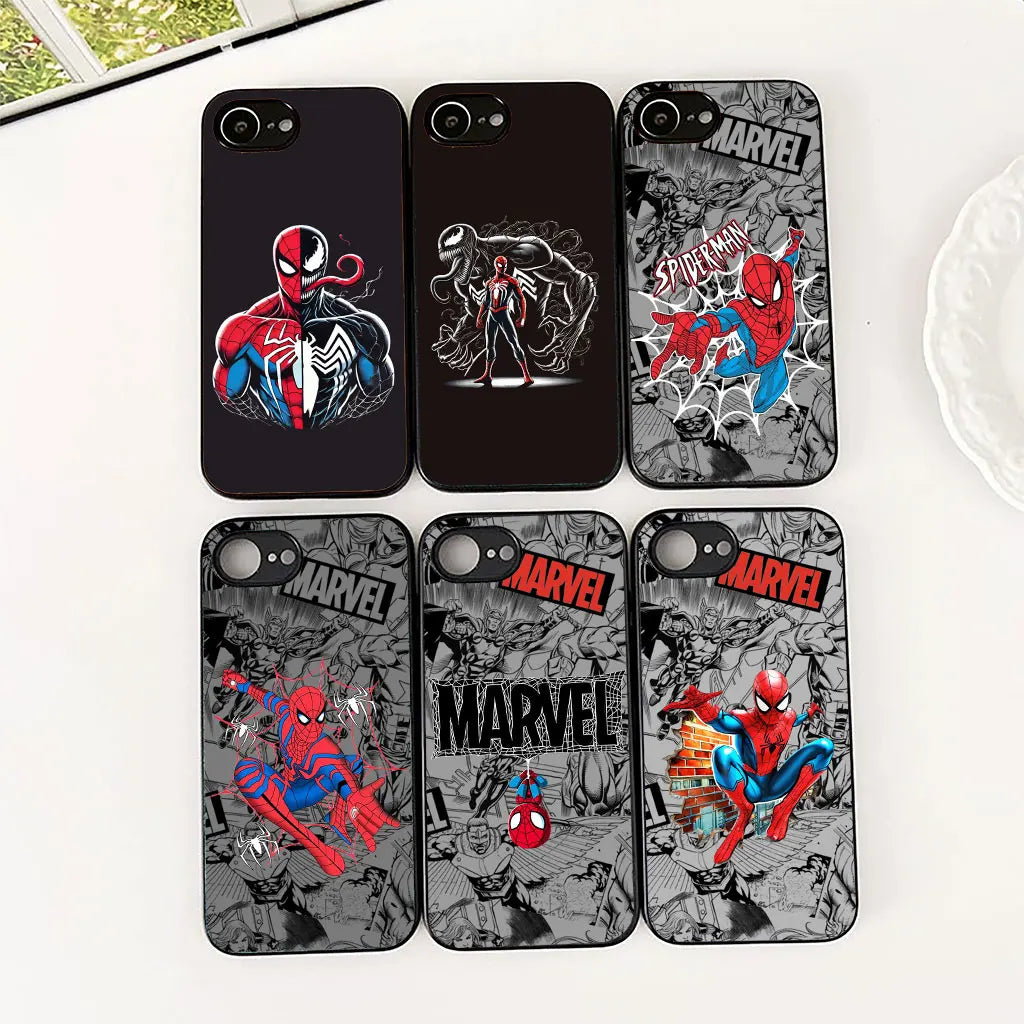 Cover Venom Spider Man Marvel Spiderman Phone Case for OPPO A18 A16 A80 A40 A17 A15 A38 A78 A79 A54 A57 A58 A60 4G 5G Casing