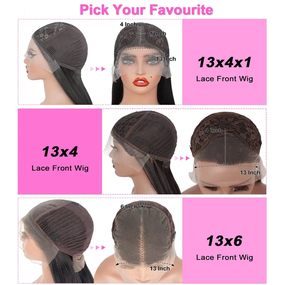 13x4 13x6 Honey Blonde Lace Front Wig for Women Long Straight Synthetic Lace Front Wigs Pre Plucked Natural Looking Glueless Wig