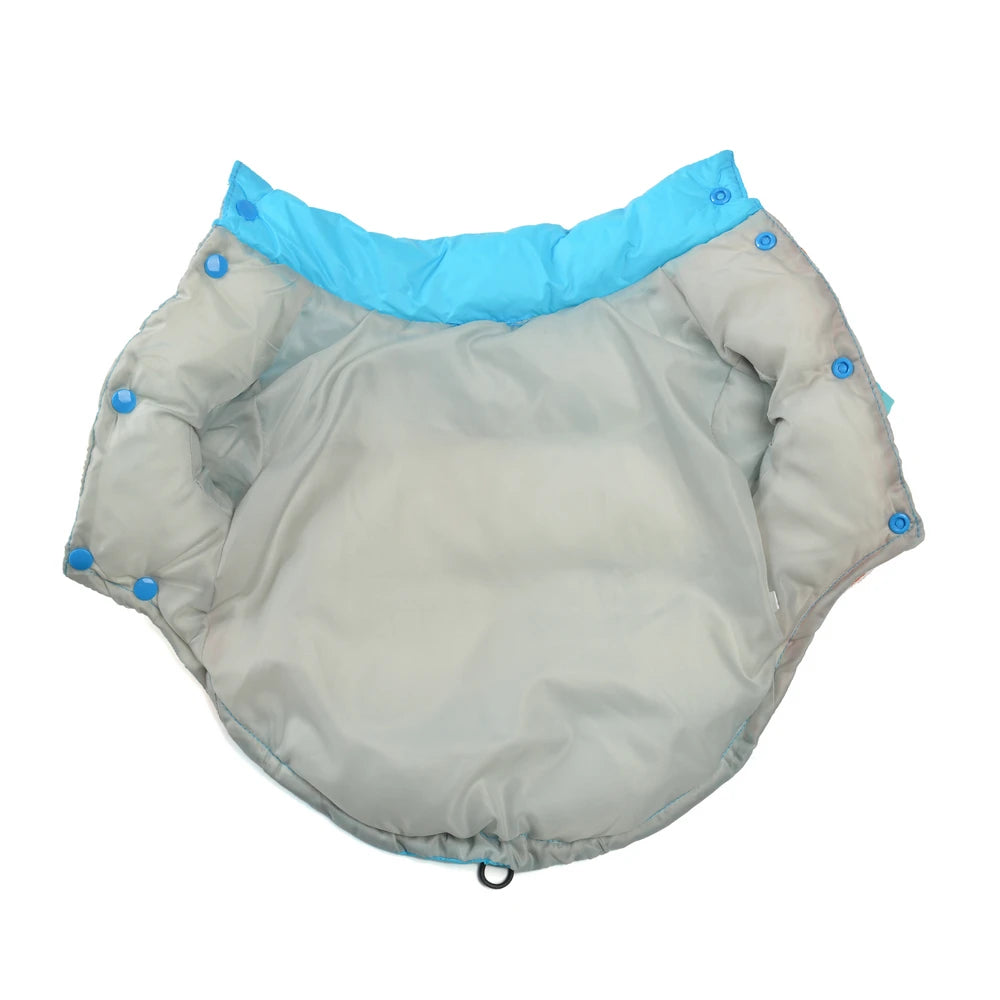 Waterproof Pet Dog Jacket Coat For Small Medium Dogs Cats Winter Windproof Puppy Clothes with Leash Hole Chihuahua Pug Costume