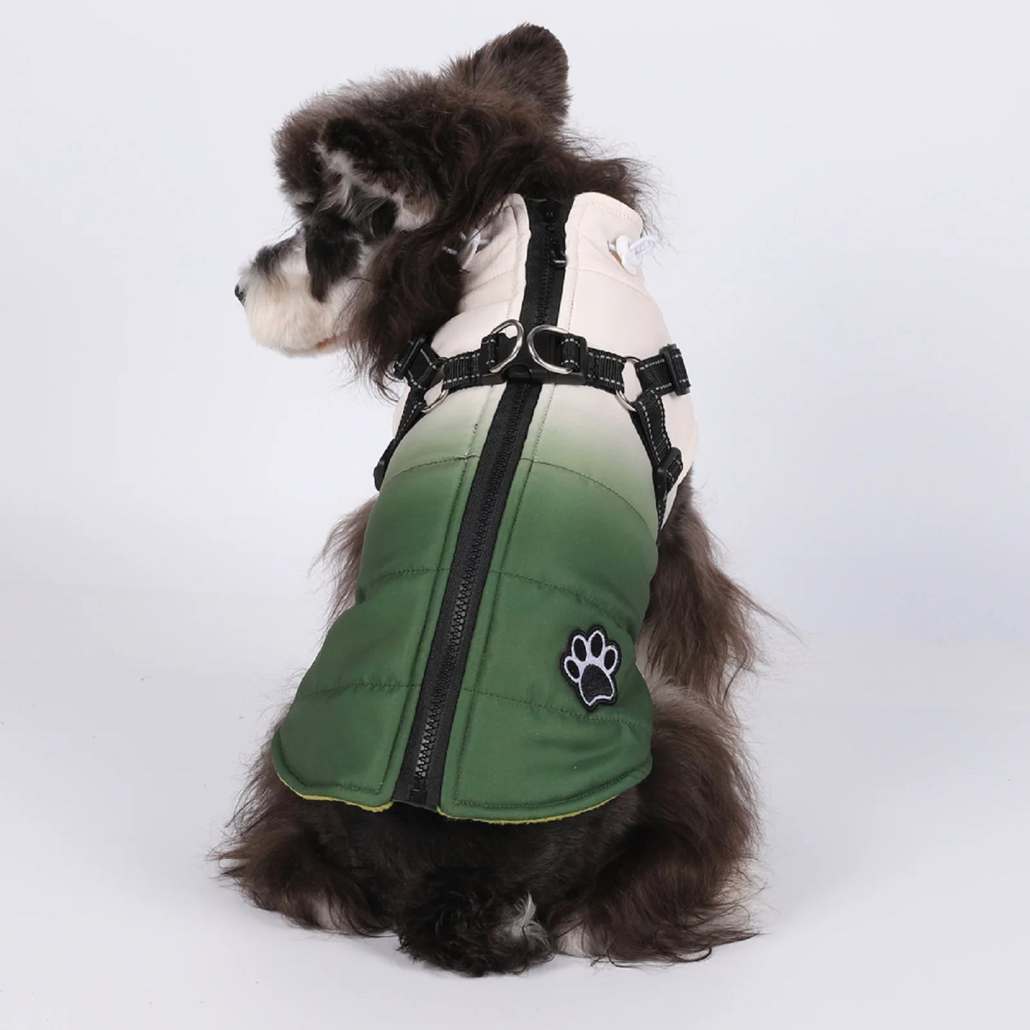 Waterproof Dog Jacket With Harness Winter Warm Pet Dog Clothes For Small Big Dogs Coat Chihuahua Clothing French Bulldog Outfits