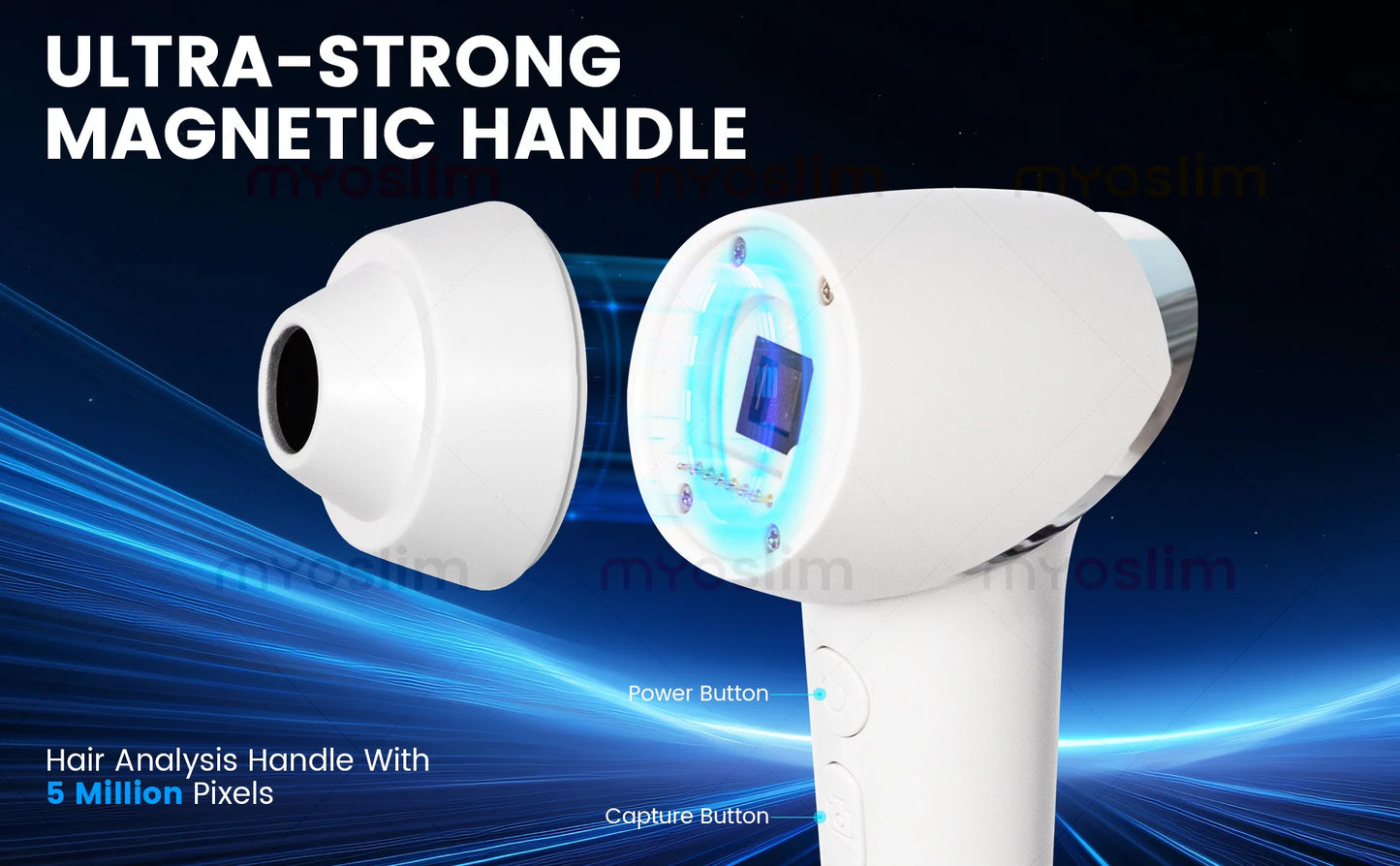 36M HD AI Skin Analyzer Q1pro Face Hair Scalp Detection Machine 8 Spectral Imaging Android 15.6 21.5 inch Custom Report