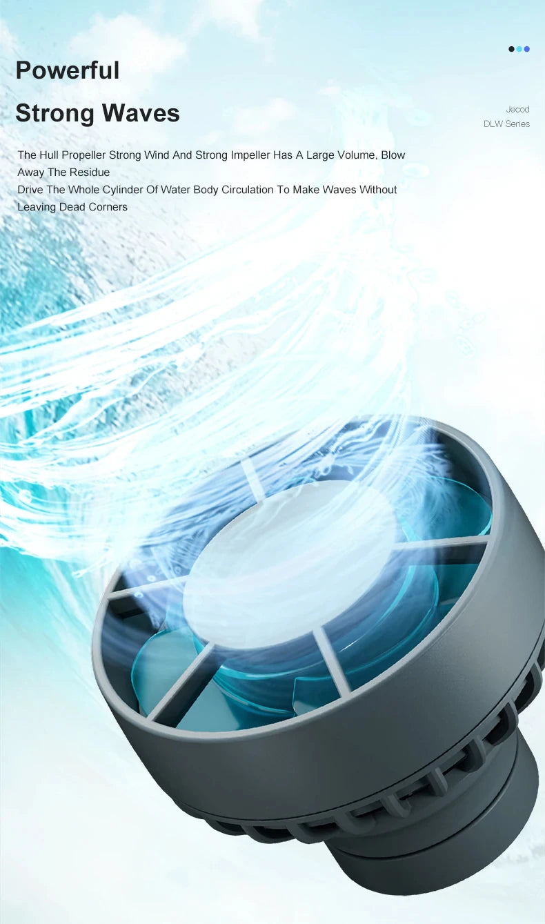 Jebao Jecod 2024 DLW Series Bluetooth Wave Pump for Aquarium App Control DC Saltwater Fish Tank Intelligent Mute Water Pump