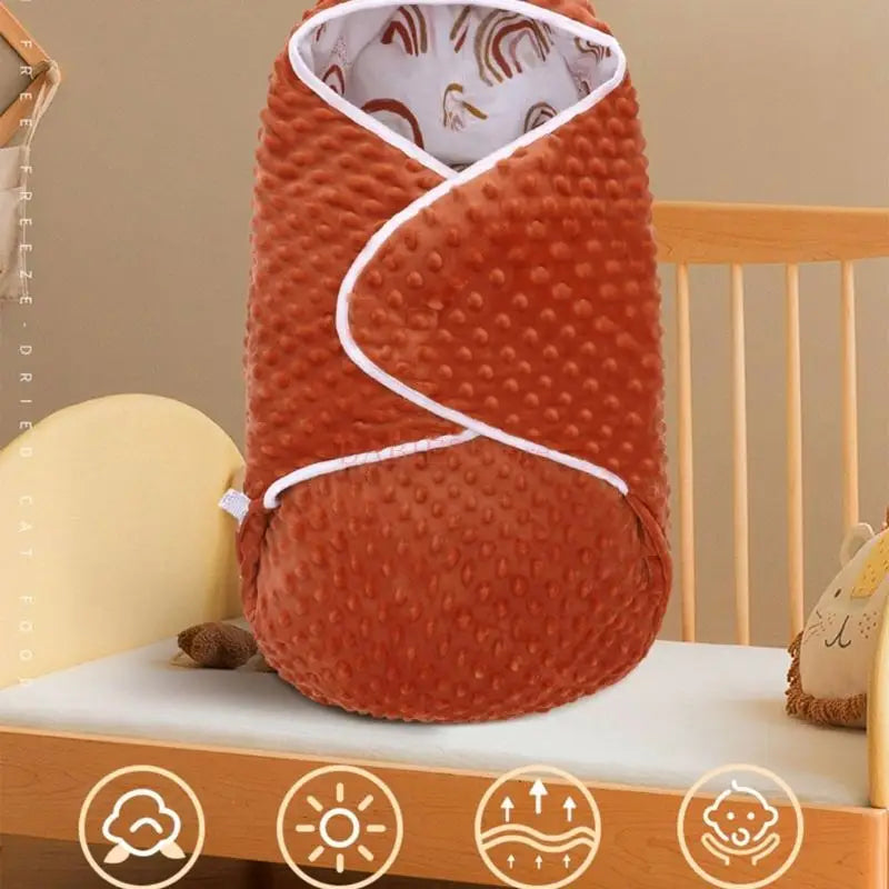C9GB Baby Car Seats Wrap Blanket Breathable Cotton Baby Swaddles Multiple Pattern