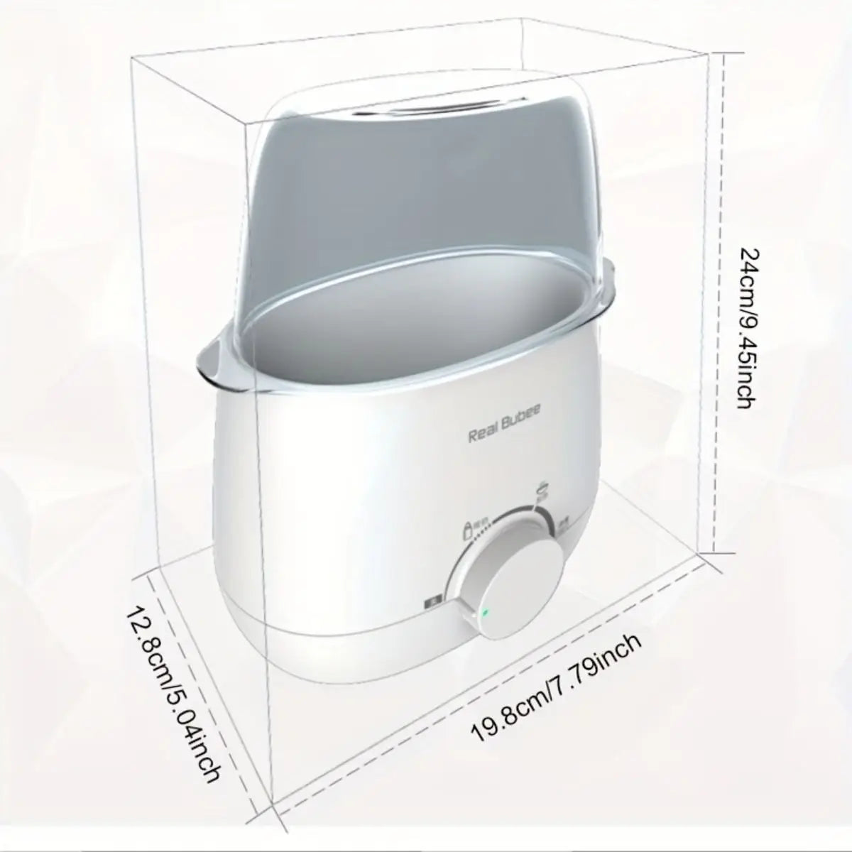 1pc Milk Warmer Liquid Thermostat, Double Bottle Warmer And Heater, Bottle Insulator，110V US plug