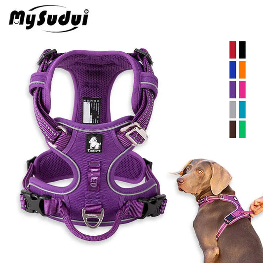 Truelove Dog Harness No Pull Vest Soft Adjustable Safety Harness For Dog Small Large Running Training French Bulldog Front Nylon