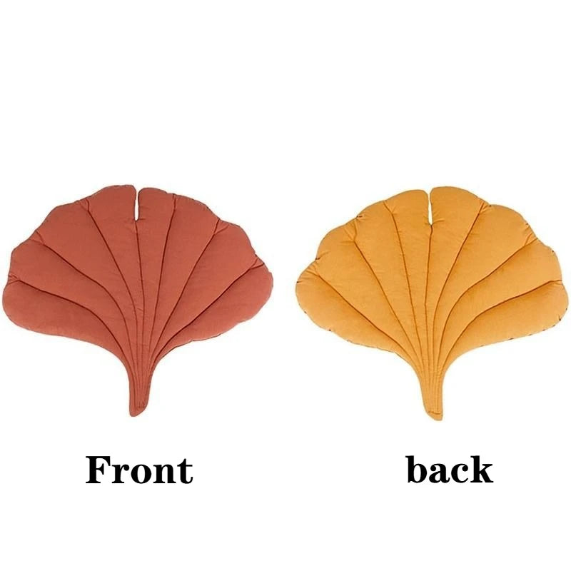 1/2PCS Leaf Shaped Cat Bed and Pet Mat Soft Washable Reversible Non-Slip Cushion for Cats and Dogs Indoor Travel Camping Pet Bed