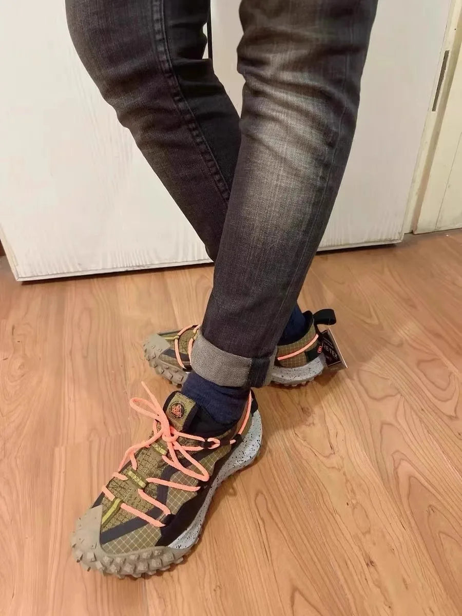 Waterproof Non-Slip Hiking Mountaineering Shoes Men's Women's Outdoor Rubber Sole Low Top EVA Breathable Trekking Shoes