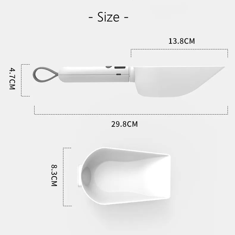 800g/1g Portable LCD Digital Kitchen Scale Home Electronic Measuring Tool  Pet Dog and Cat Digital Feeding Bowl Weighing Spoon