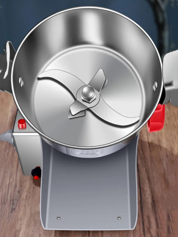 220V 1000g/2000g Grains Spices Herbal Cereals Coffee Dry Food Grinder Mill Grinding Machine Gristmill Home Flour Powder Crusher