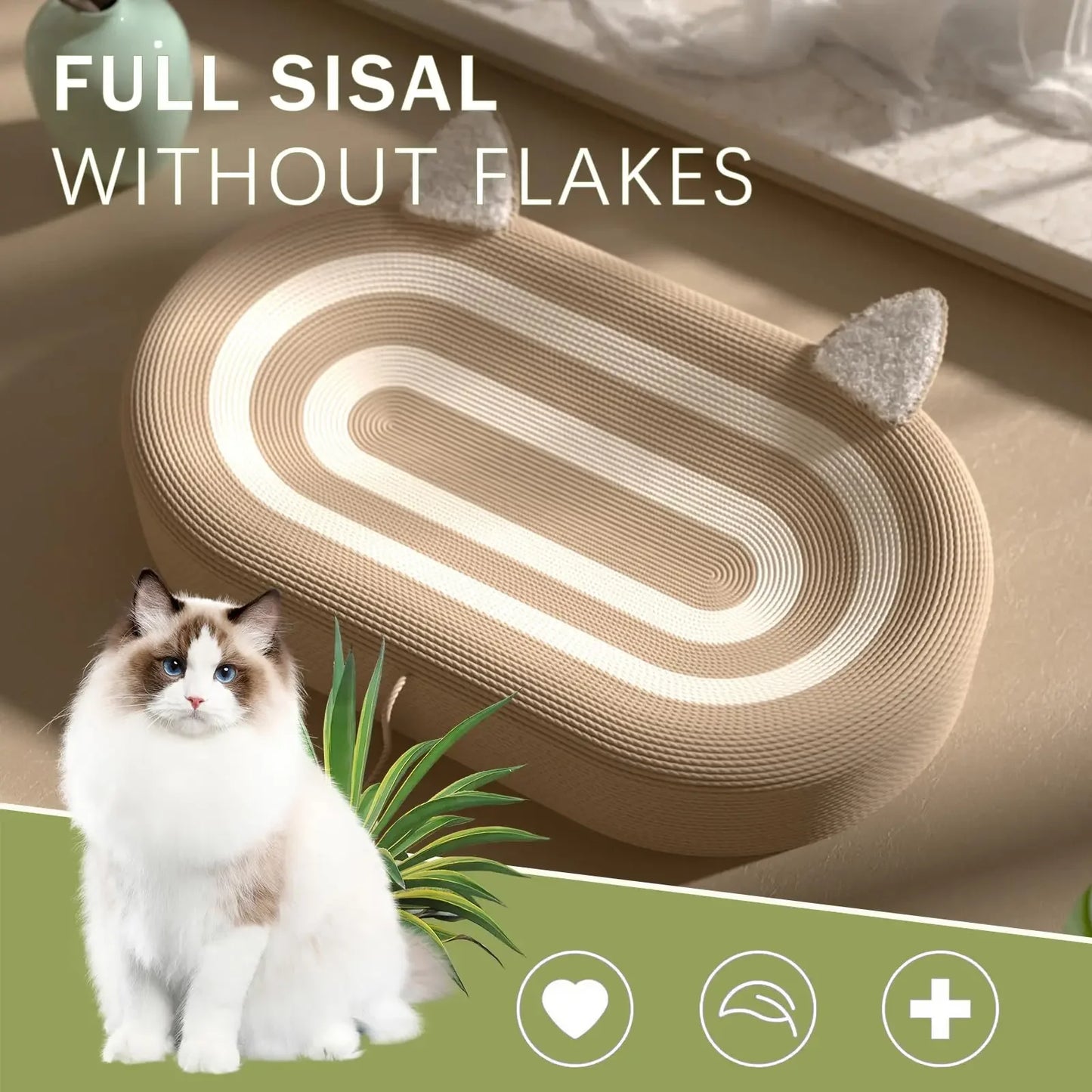 Cat Scratching Nest, Household Multifunctional Sisal Cat Scratching Board Sofa Bed Dual-purpose Scratch-resistant Large Cat Bed
