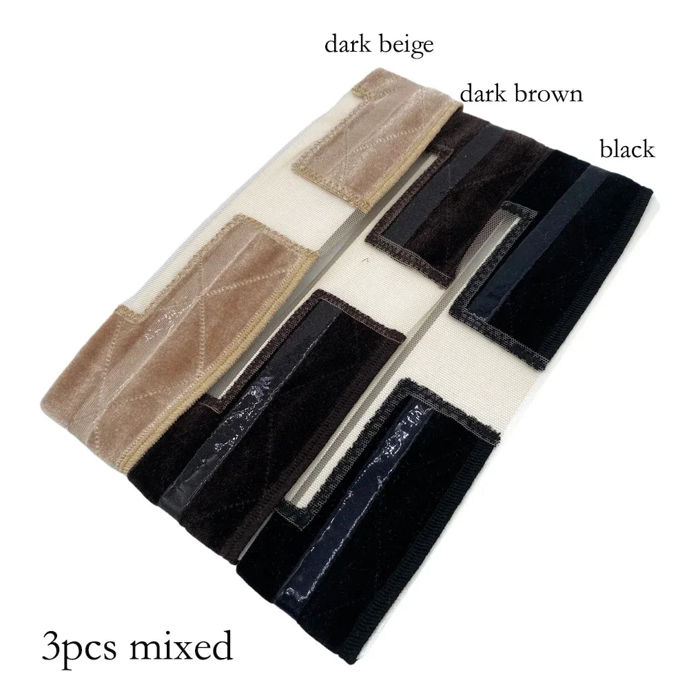 New Double-Sided Silicone Velvet Metal Buckle Anti-Slip Headband To Hold Wigs Wig Fixing Band Headband Adjustable Accessories