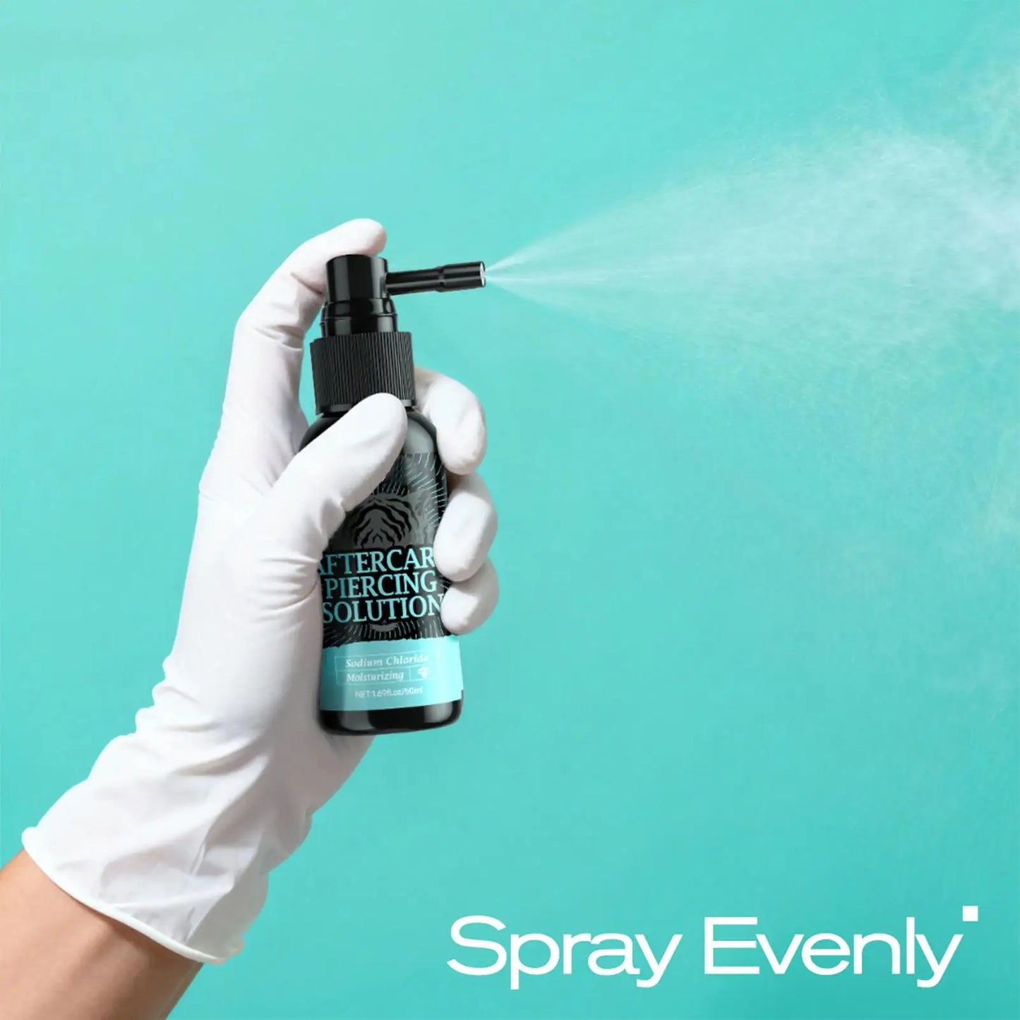 50ml Piercing After Care Solution Gentle Safe Mist Piercing Spray Aftercare For Adults Men Women Friends Daily Home Indoor