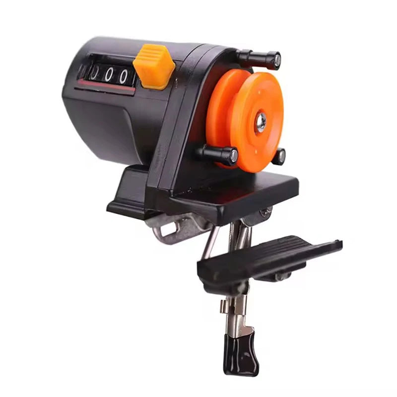 WEIHE 0-999M 6cm Pesca Fishing Line Depth Finder Counter Fishing Tool Plastic Tackle