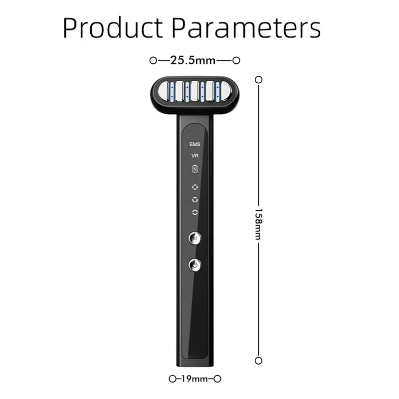 Beauty Eye Massager Device Red Light Facial Wand Eye Neck Massager Skin Tightening Anti Wrinkle SkinCare Beauty Anti Dark Circle