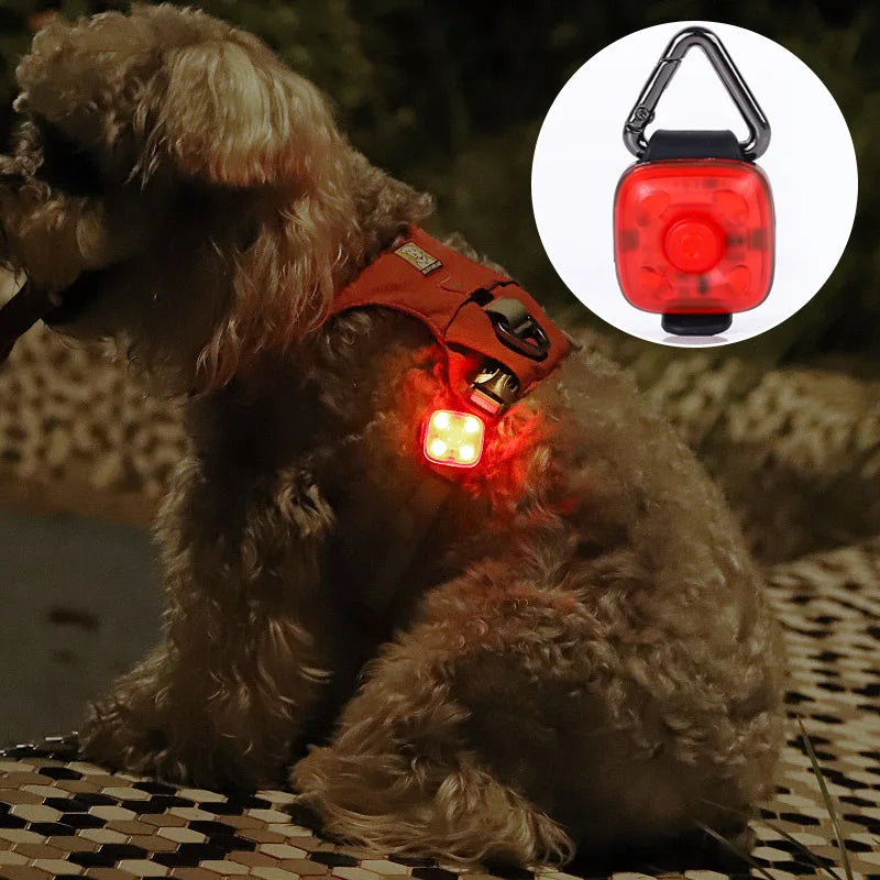 1pc Pet Luminous Pendant, Dog LED Walking Pet Cat Glowing Pendant Safety Luminous Collar Dog USB Rechargeable 3 Modes Flashlight