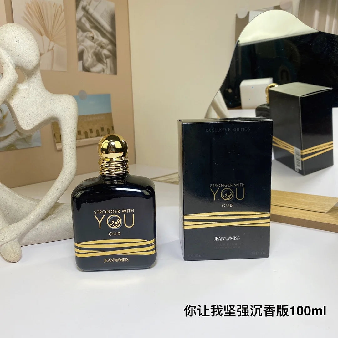 100ml Stronger With You Men's Perfume, Chypre Oriental Fragrance, Long Lasting Woody Scent for Him