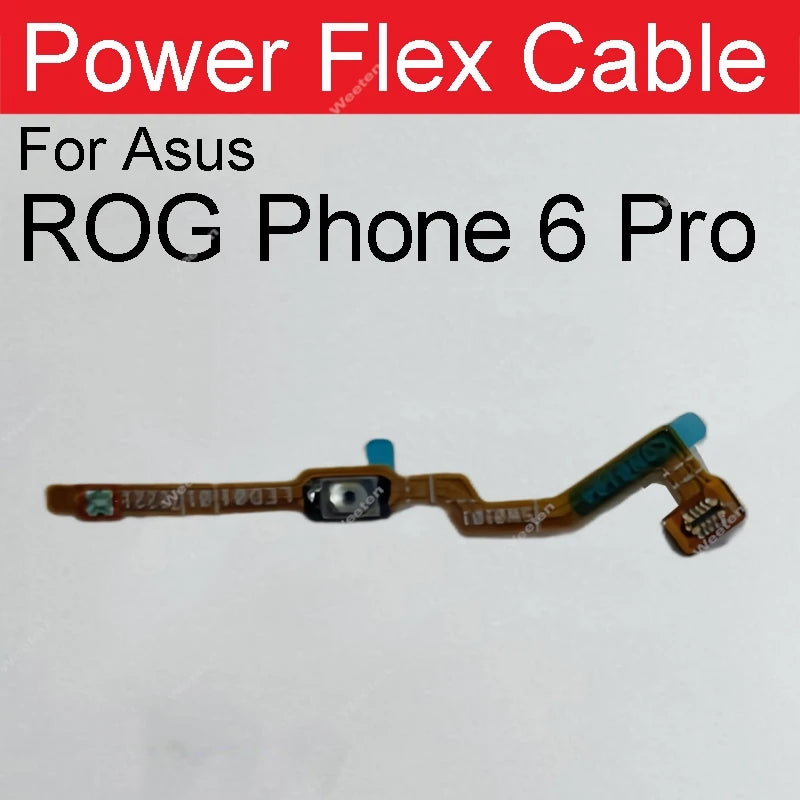 Power Volume Button Flex Cable For Asus ROG Phone 6 ZS630KL Rog 6D 6Pro On Off Power Volume Side Keys Flex Ribbon Parts