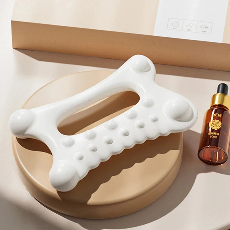 2024 Resin Gua Sha Stone – Facial & Body Massage Tool, Anti-Static Skin Care Scraper for Women