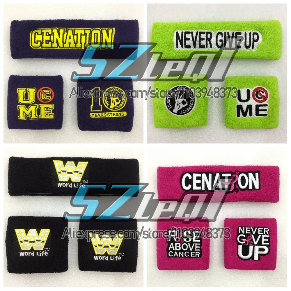 2024 Cotton Unisex Sports Sweatband For JOHN CENA Wristband Gym Running Safety Wrist Support Brace Wrap Bandage Wrist Protector