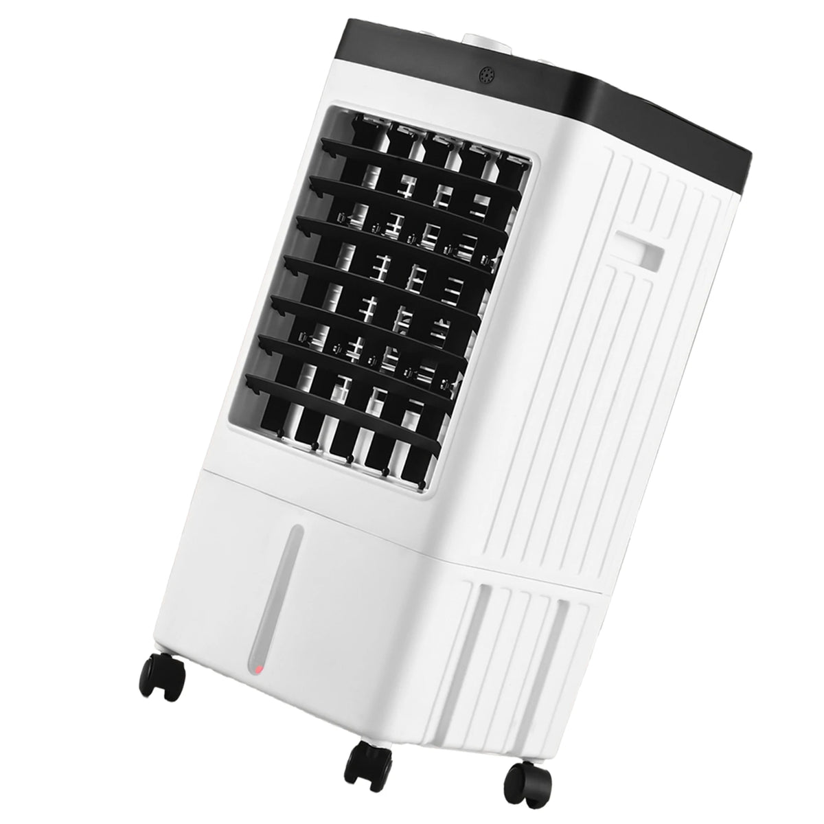 Evaporative Air Cooler 100° Oscillation Swamp Cooler with Remote Control / 2 Ice Boxes / 2.11 Gal Water Tank 1-7H Timer