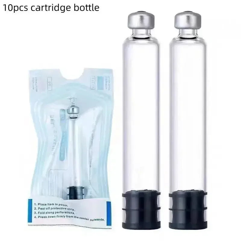 Portable Dose Adjustable Reusable Injector Pen Kit for Insulin Peptide, Comes with 10Pcs 3ML Replacement Cartridges
