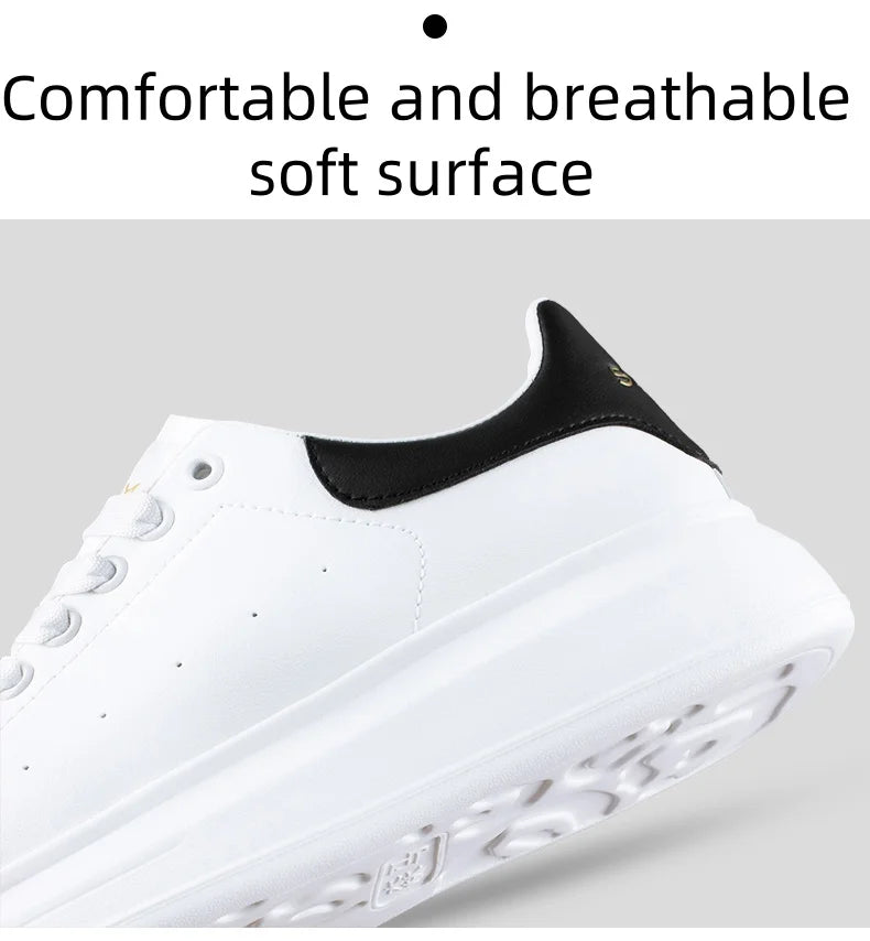 SENMA Luxury Design Sneakers For Men 2025 White Board-shoe Soft Women Walking Shoes Running Shoes Couples Sneakers Tennis shoes