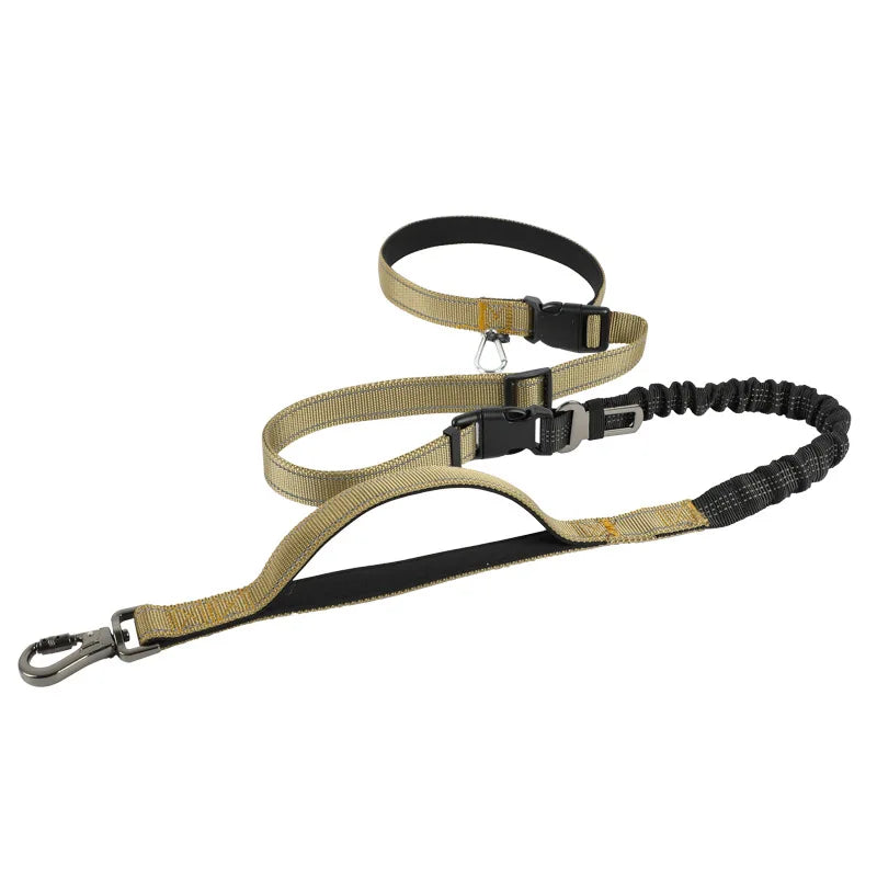 2025 NEW Cat Dog Hands-Free Leash Outdoor Sports Running Reflective Elastic Dog Walking Leash Chain Adjustable Pet Supplies