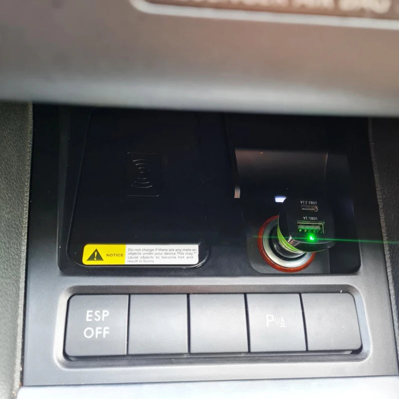 15W Car wireless charger fast phone charger charging pad charging holder for VW  Golf 6 MK6 Scirocco Sagitar 2008-2013