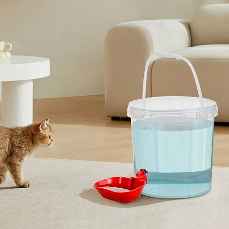 1PC 3/5/8/10L Automatic Pet Water Dispenser Large Capacity Cat Dog Drinking Fountain Non-Spill Cat Dog Bowl With Auto Shut-Off