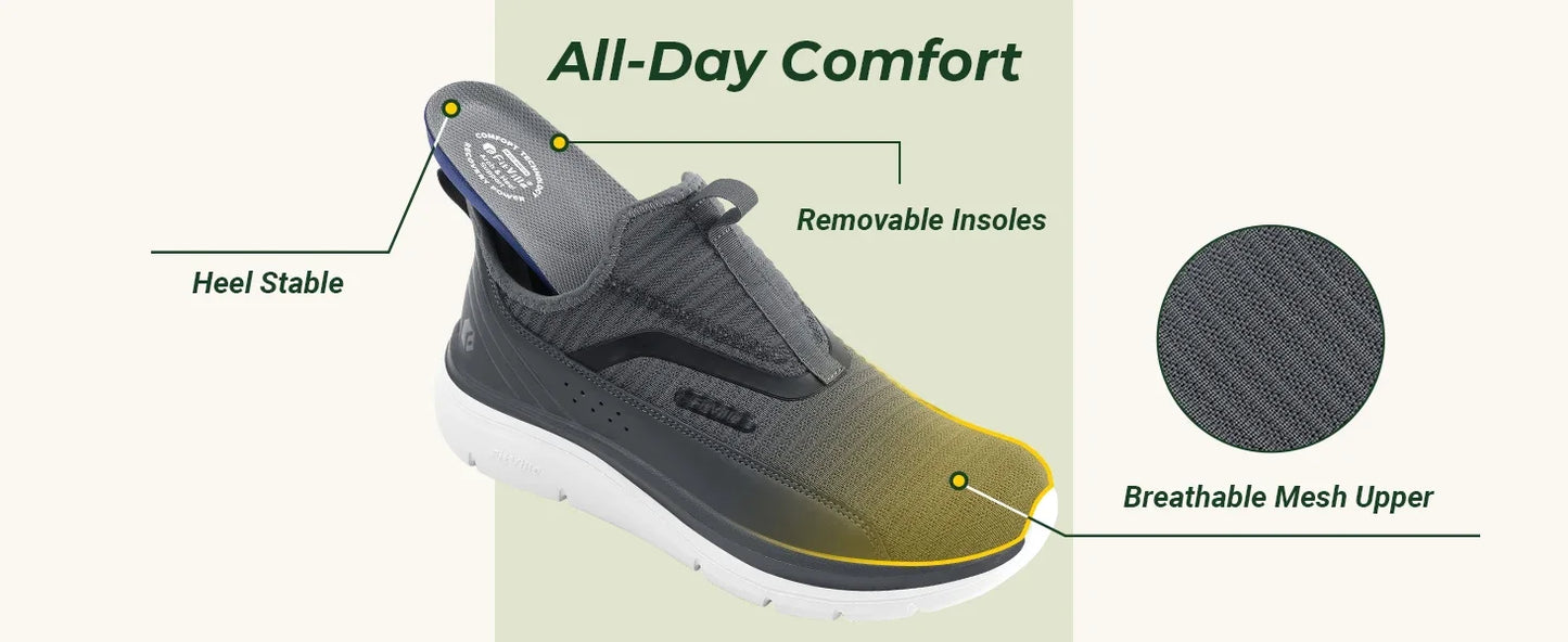 Fitville Wide Men'S Sport Shoes Fitness Walking Shoes Lightweight Breathable For Outdoor Casual Sports Running Shoes Sneaker