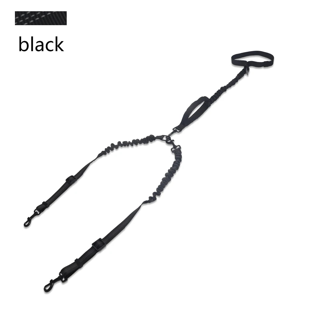 Tactical Dog Harness Adjustable Traning Dog Harness Leash Sets with Storage Bag for Large Dog Control Handle Cat Harness