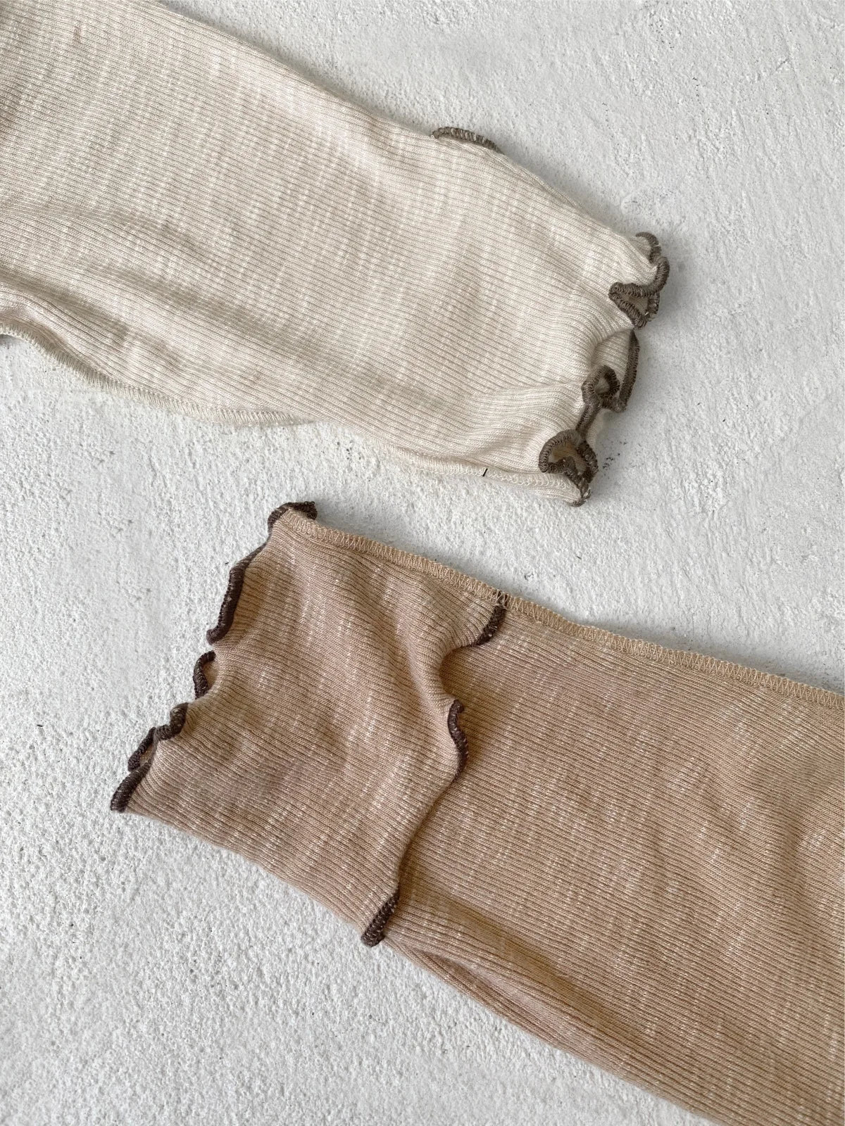 6738 Baby Clothing Set 2025 Autumn New Baby Girl's Home Suit Flying Sleeve Top+High Waist Belly Shorts Pajamas Set