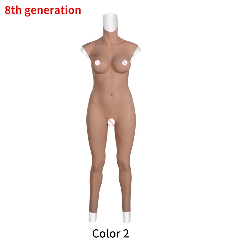 EYUNG Bodysuit Crossdressing Pussy Body Suit Cosplay Silicone Breasts Shemale Full Silicone Bodysuits Sissy Underwear Panties