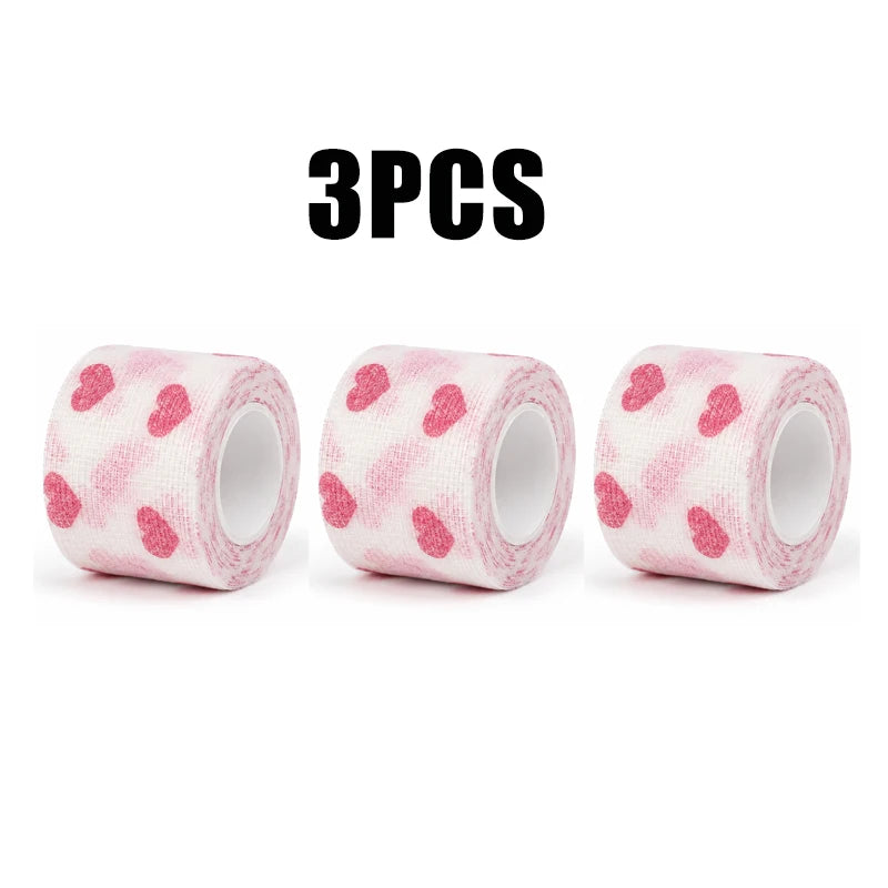12/6/3pcs Tattoo Grip Cover Wrap Tape Self-Adhesive Breathable Elastic Bandage Waterproof Athletic Bandage Wraps Accessories